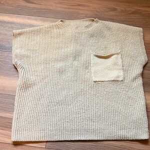 Women’s Beige Sweater with Pocket